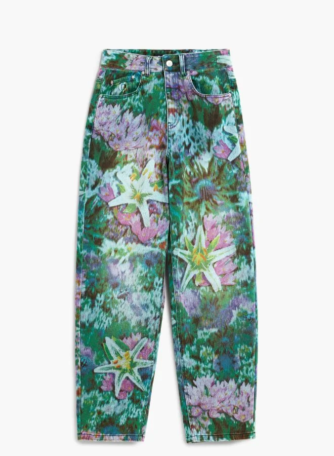 DESIGUAL Blue Jeans trousers chains for Women | Best Price UAE